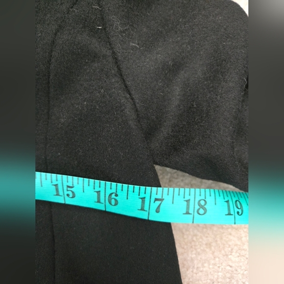 TOBIAS NWT 100% Wool Cropped Black Women's Jacket. Size 2 - Picture 14 of 16